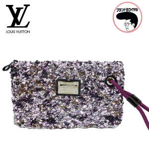 LOUIS VUITTON Sequin Clutch Pochette Rococo
